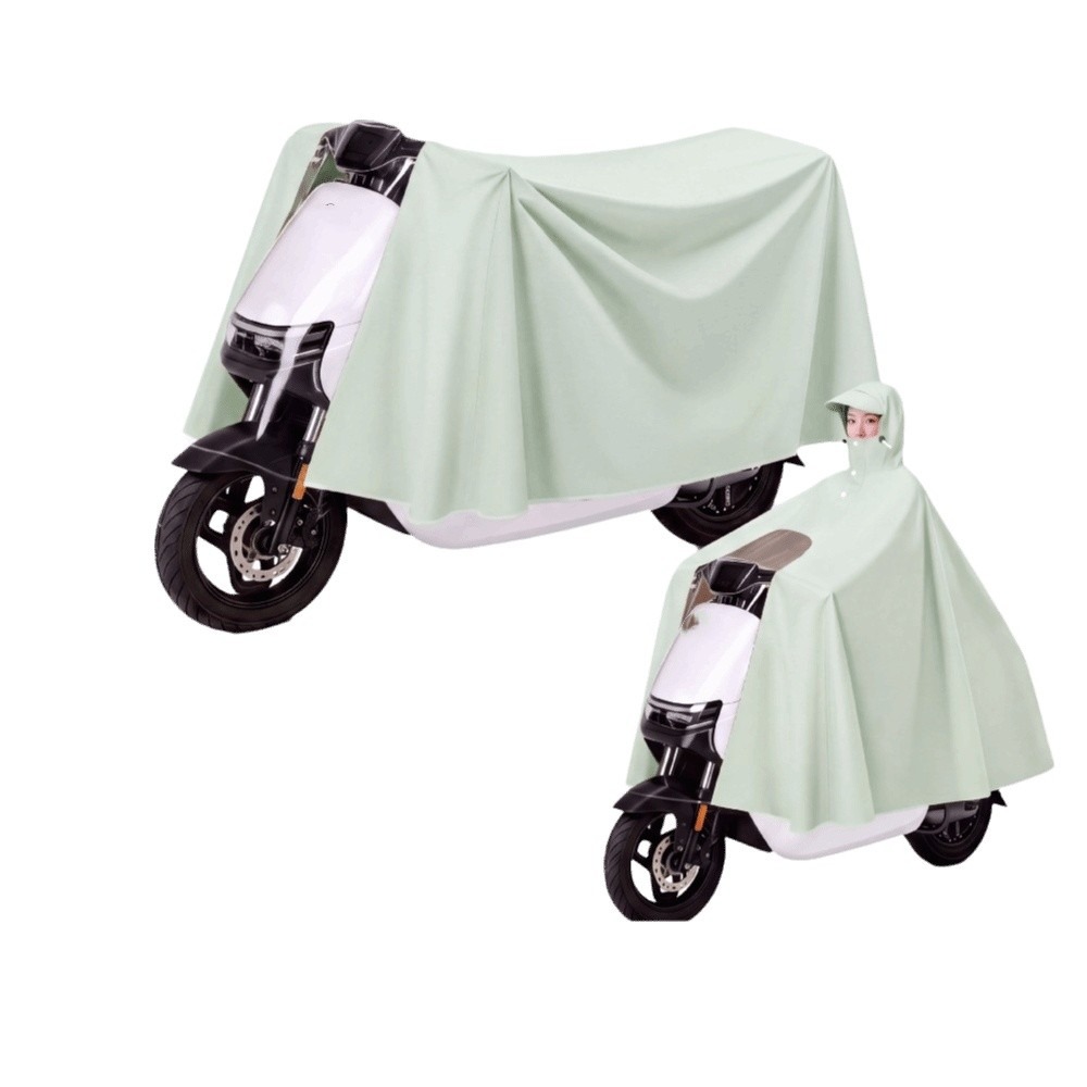 厚手のレインポンチョ、防水、大雨対策、一体型デザイン、電動ス - Electric Scooter Rain Cover のレビューと価格