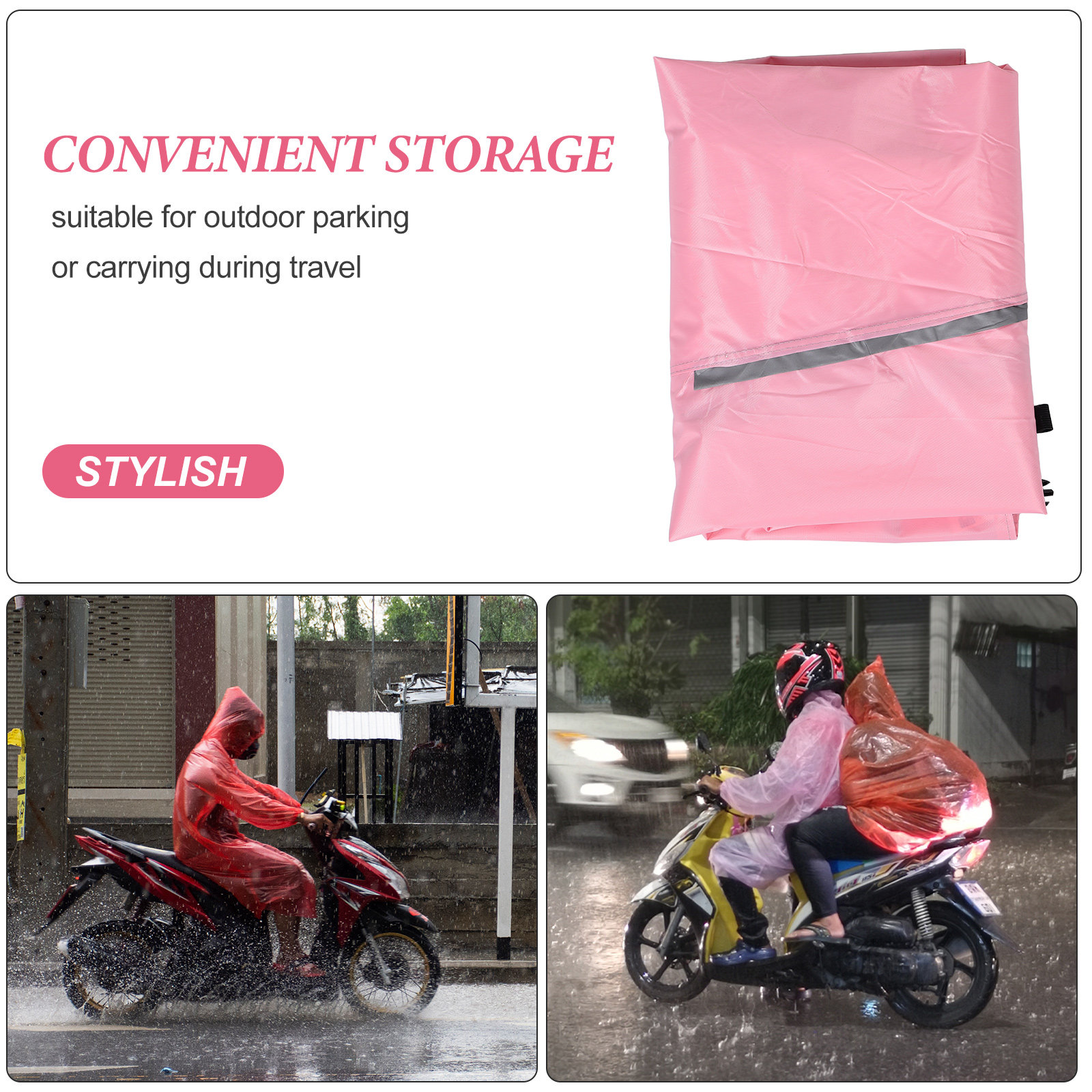 あらゆるバイクに対応する防水・耐久性に優れたカバー。電動バイ - Electric Scooter Rain Cover のレビューと価格