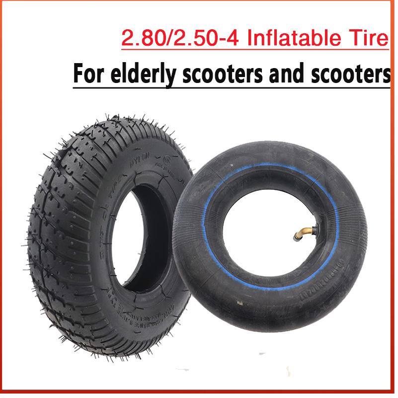 高品質な2.80/2.50-4サイズの空気入りタイヤ。電動ス - Scooter Tire のレビューと価格