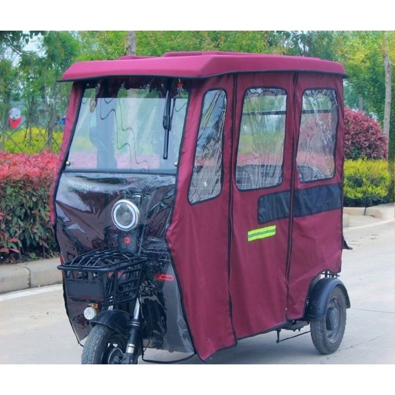 密閉型ターポリン オートバイ 電動三輪車 カーテン 厚手の日 - Electric Scooter Rain Cover のレビューと価格