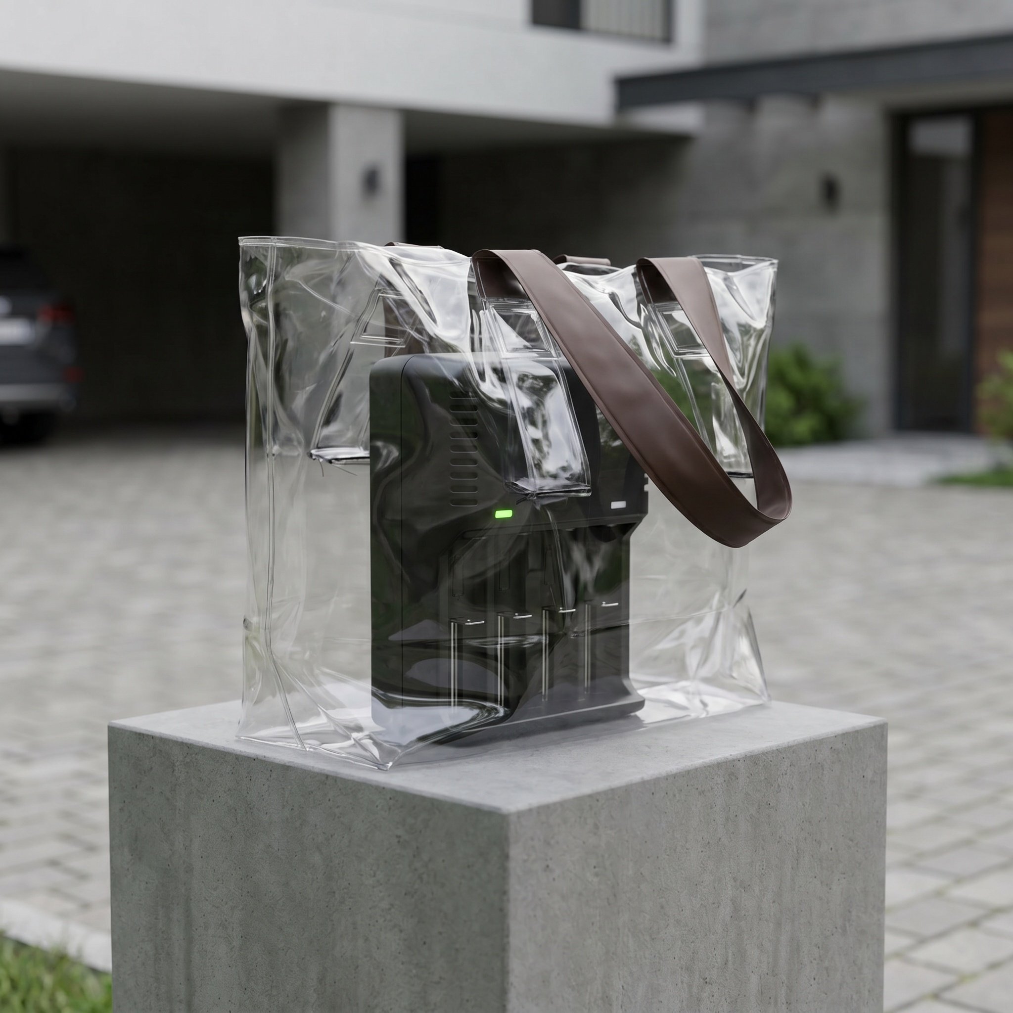PVC製透明防水電動自転車充電器カバー、雨よけ収納ポーチ、吊 - Electric Scooter Charger のレビューと価格
