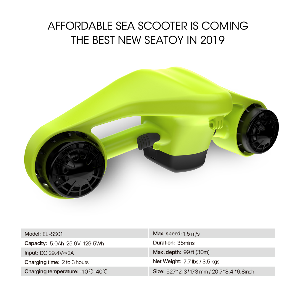 アシウォ マンタ 水中スクーター 大人用 電動アクアスクータ - Electric Scooter Adults のレビューと価格