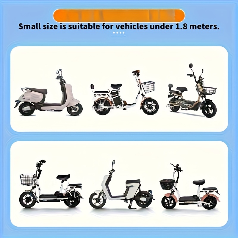 汎用バイクカバー、電動スクーターカバー、自転車カバー；恐竜柄 - Electric Scooter Rain Cover のレビューと価格