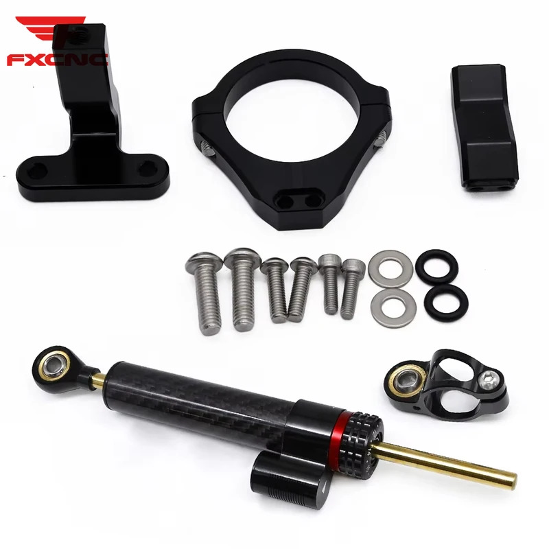 Zontes 703RR CNC オートバイスタビライザース - Steering Damper Stabilizer Kit Cnc のレビューと価格